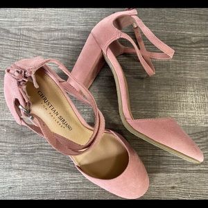 Christian Siriano Heels, Pink, Size 7 1/2